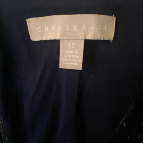 Chelsea28  - Velvet Glitter Wide Leg Jumpsuit - Picture 6 of 8